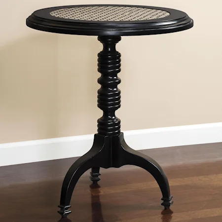 Accent Table with Pedestal Base